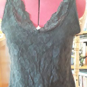 SOLD Black lacey sleeveless top